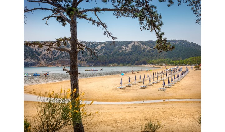 Car camp Valamar Camping San Marino in Lopar on island of Rab in Croatia